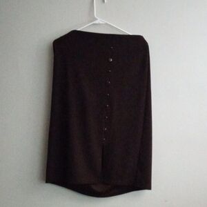 NYC Espresso Pencil Skirt